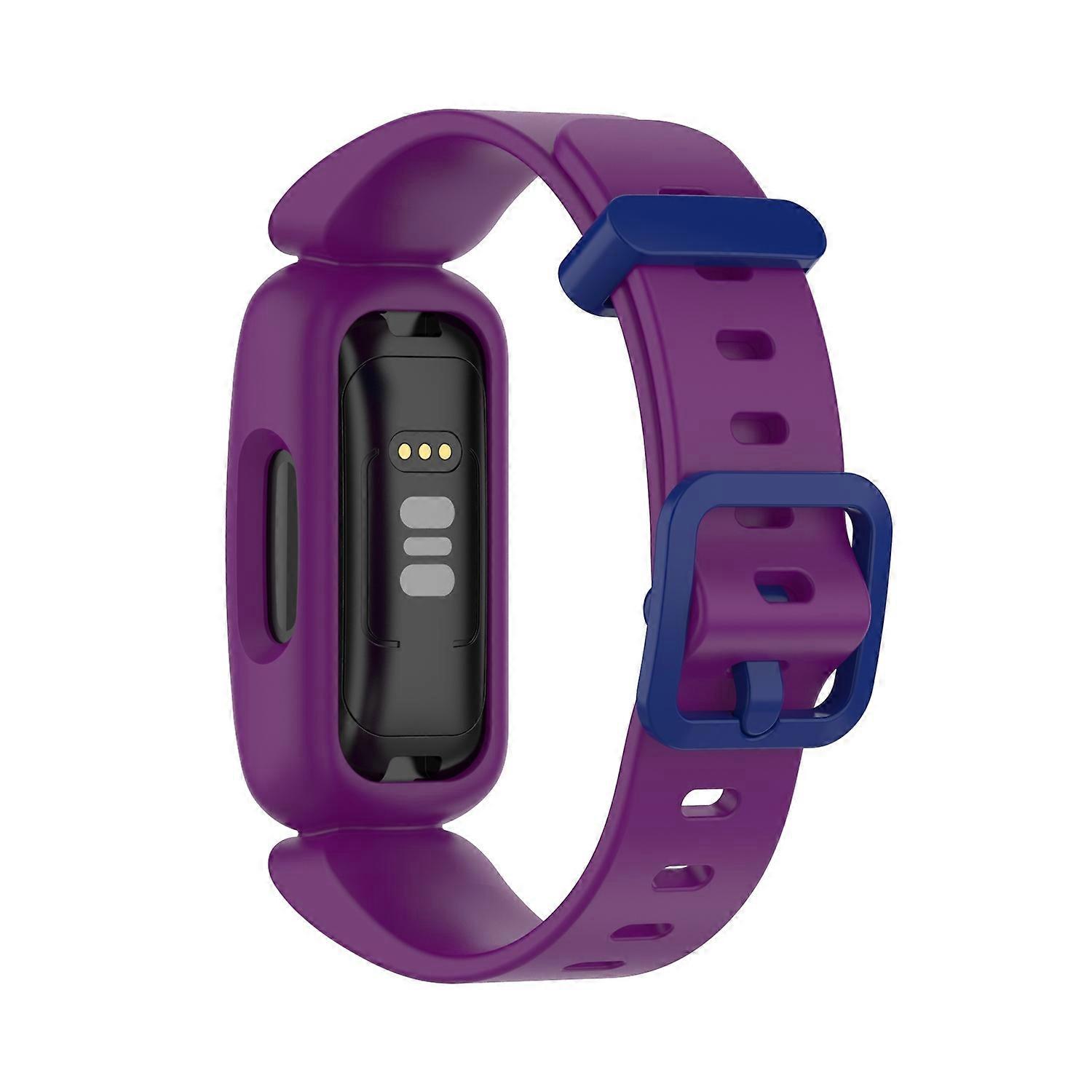 Integrated Adjustable TPE Smart Watch Strap Wrist Band Replacement for Fitbit Ace 3/Fitbit Inspire 2