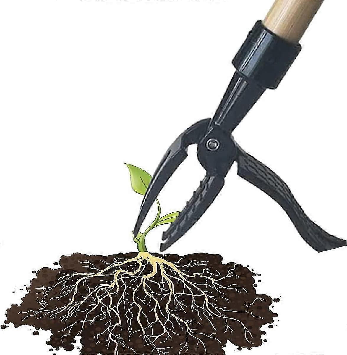Stand Up Weed Pulling Tool Metal Weed Removal Tool for Garden Weed Puller Rooted Design to Avoid Regrowth.-Good
