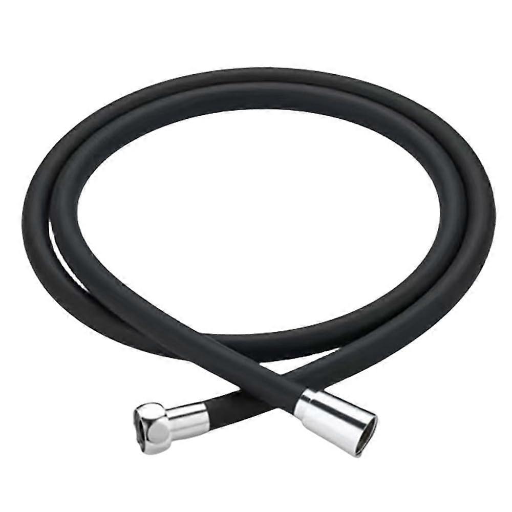 Silicone Flexible Shower Hose 1.5/2M Anti-Winding Soft Touch 2M Black Explosion Proof Showerhead Tube 1 Pc