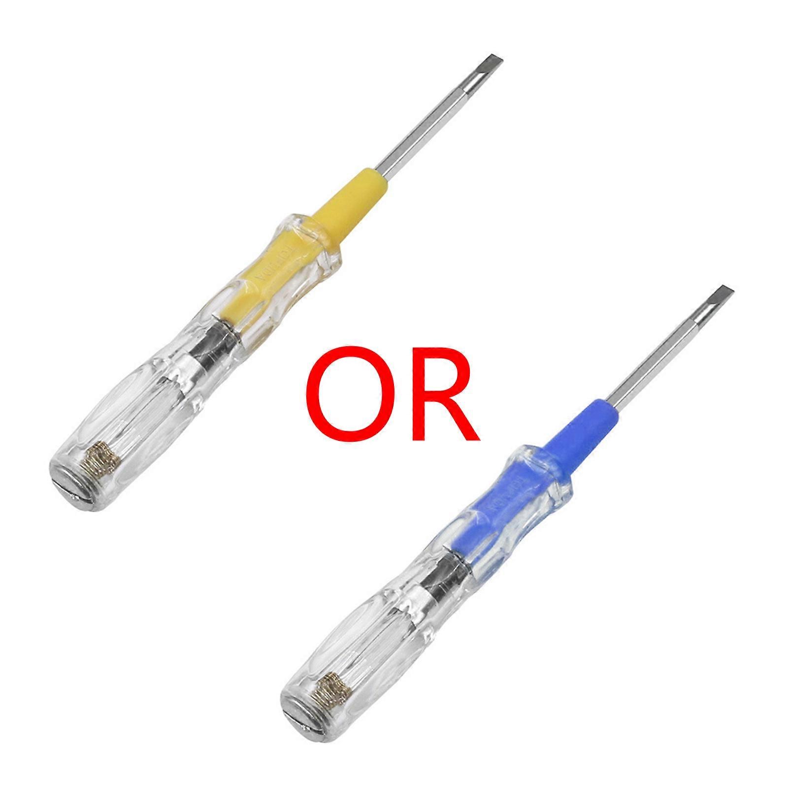 Dual-function Household Induction Contact Test Pen Probe Light Non-Contact Voltage Tester Accurate Electrical Tool Multicolor