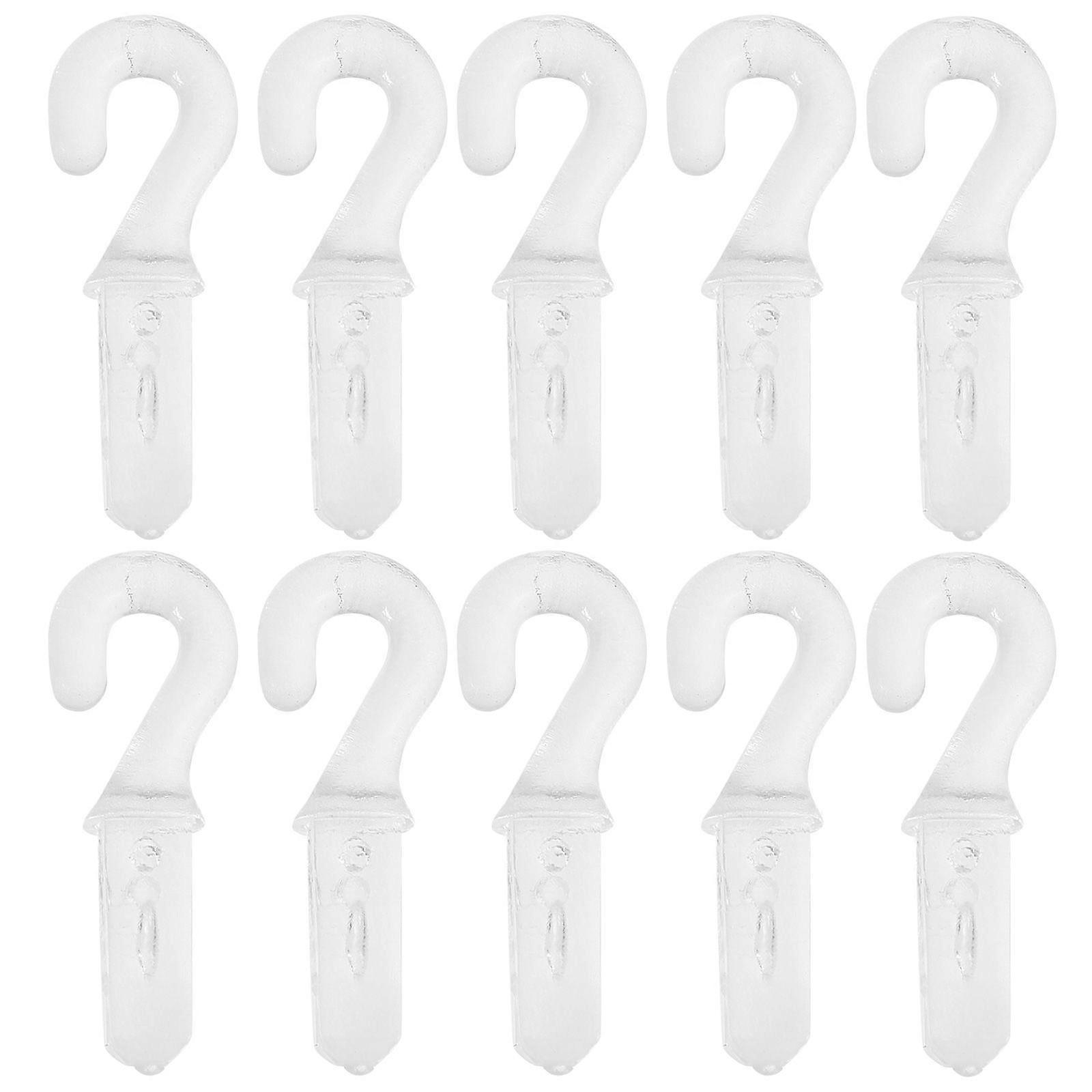 10 Pcs Blind Wand Hook Tip Replacement Hardware Tilt Wand Tip Repair Window Blind Wand Hook Accessory For Vertical Blinds Broken Horizontal Blind Wand