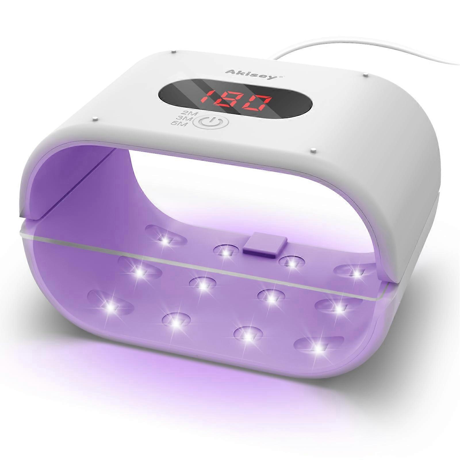 UV Light for Resin - Two-Sided 36W Fast Curing Lamp with Adjustable Timer (2m, 3m, 5m) for DIY Craft and Jewelry Making