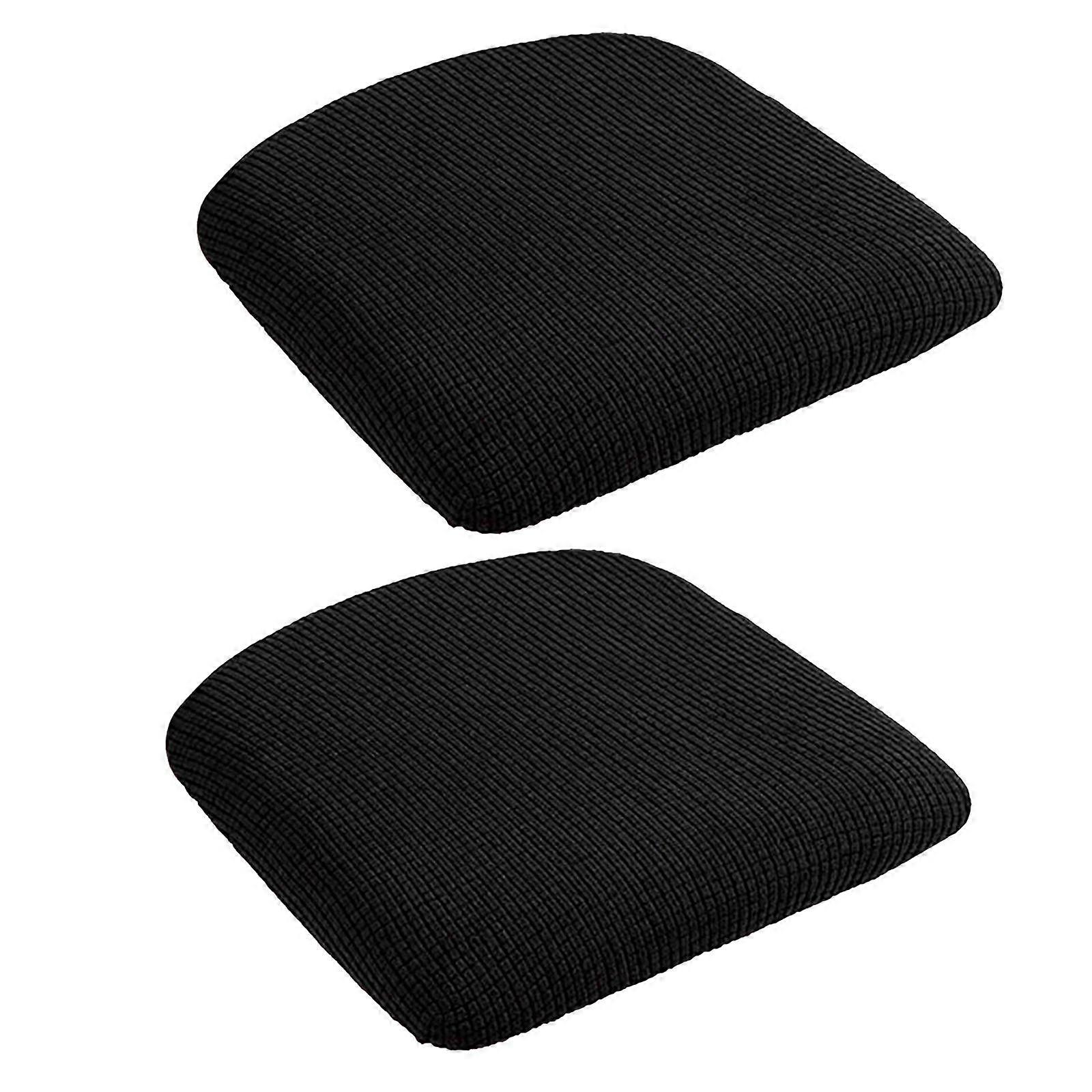 2-5pack Dining Covers Dining Seat Covers Removable Black