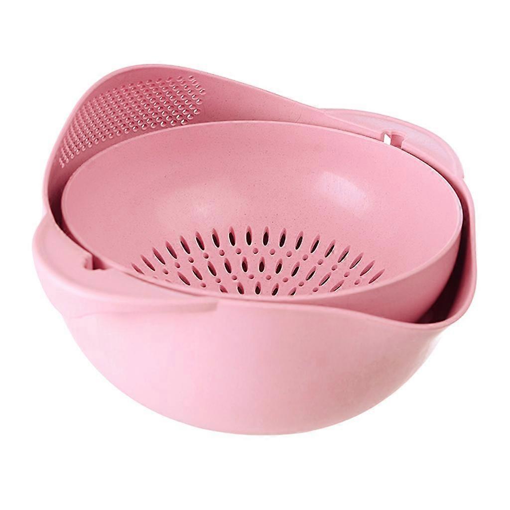 Plastic Vegetable Fruit Rotating Washing Draining Storage Basket