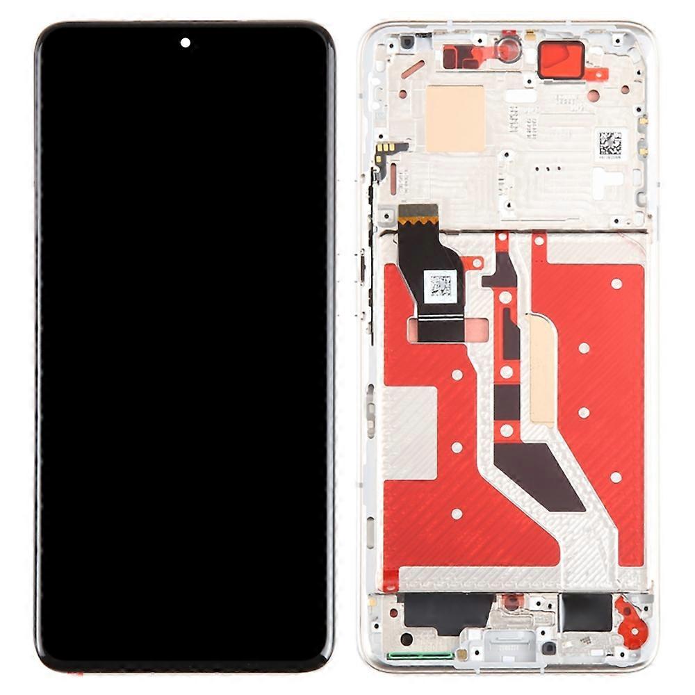 For Honor Magic5 OEM Grade S OLED Screen and Digitizer Assembly + Frame (Without Logo) - Gold