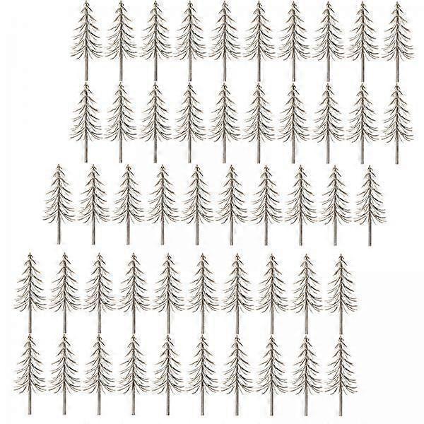 2x50x Model Tree Micro Landscape Architecture Trees Model Train DIY Crafts for