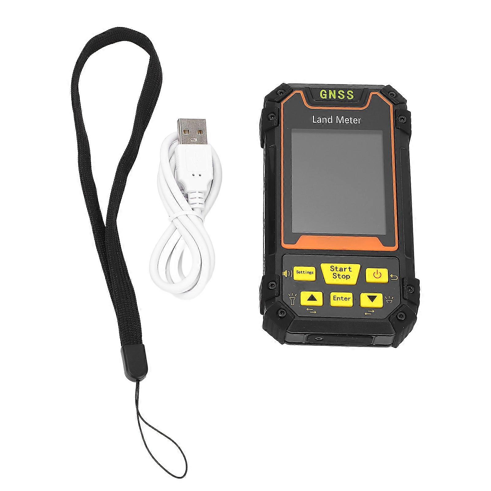 Land Area Meter, 2.4 inch Color Screen, Multifunctional Handheld GNSS Receiver, GPS Land Area Meter