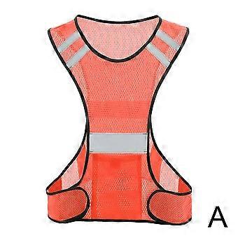 Adjustabl Cycling Reflective Vest Safety Vest For Night Riding Running Bicycle Motorcycle