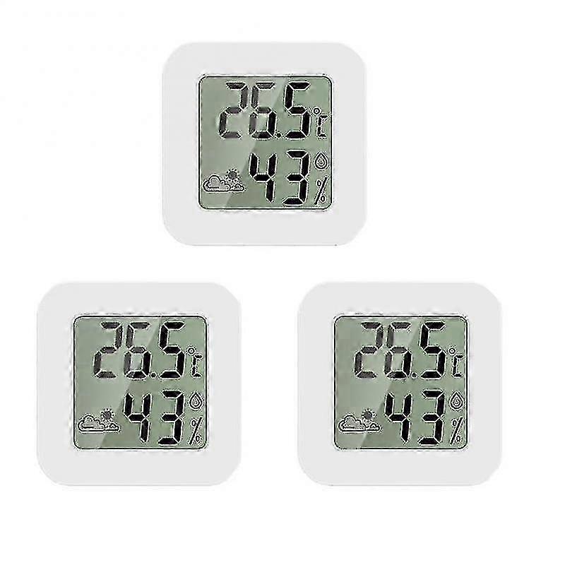 Mini LCD Digital Thermometer Hygrometer Indoor Room Temperature Humidity Monitor for Home Office