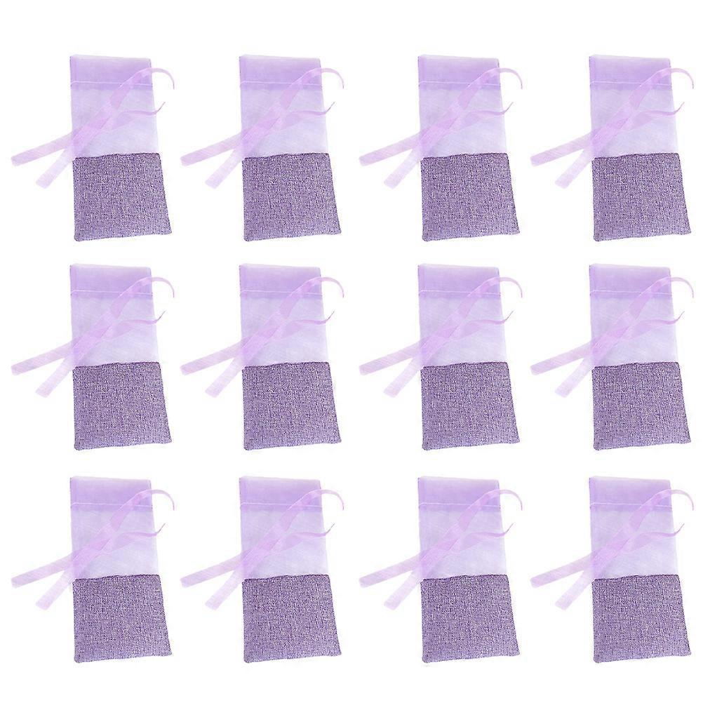 12pcs Aromatic Refresh Sachets for Wardrobe & Home – Durable Organza Pouches with Drawstring for Potpourri, Jewelry & Small Items Storage