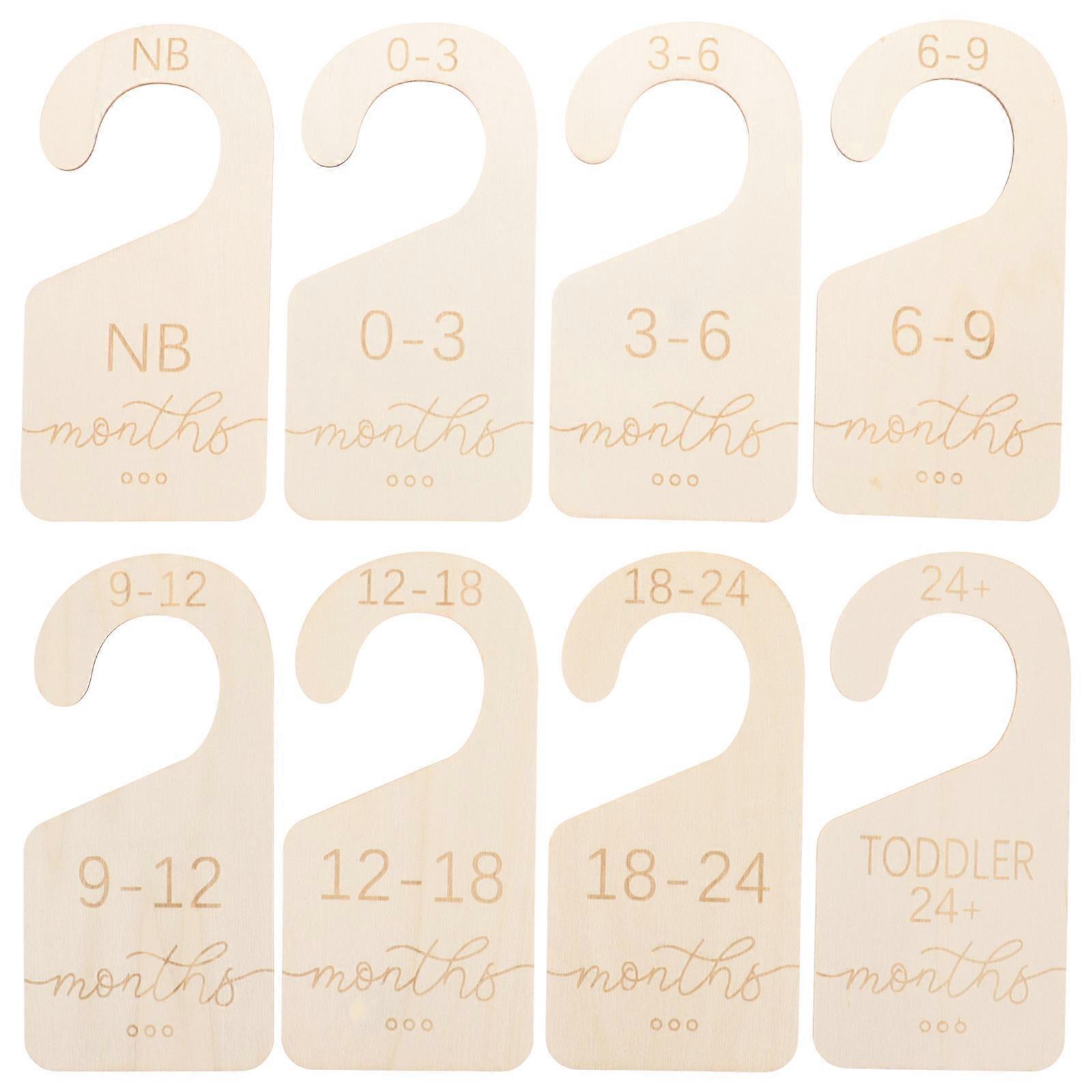 Infant Wardrobe Dividers Designed to Keep Clothes Sorted by Size Efficiently