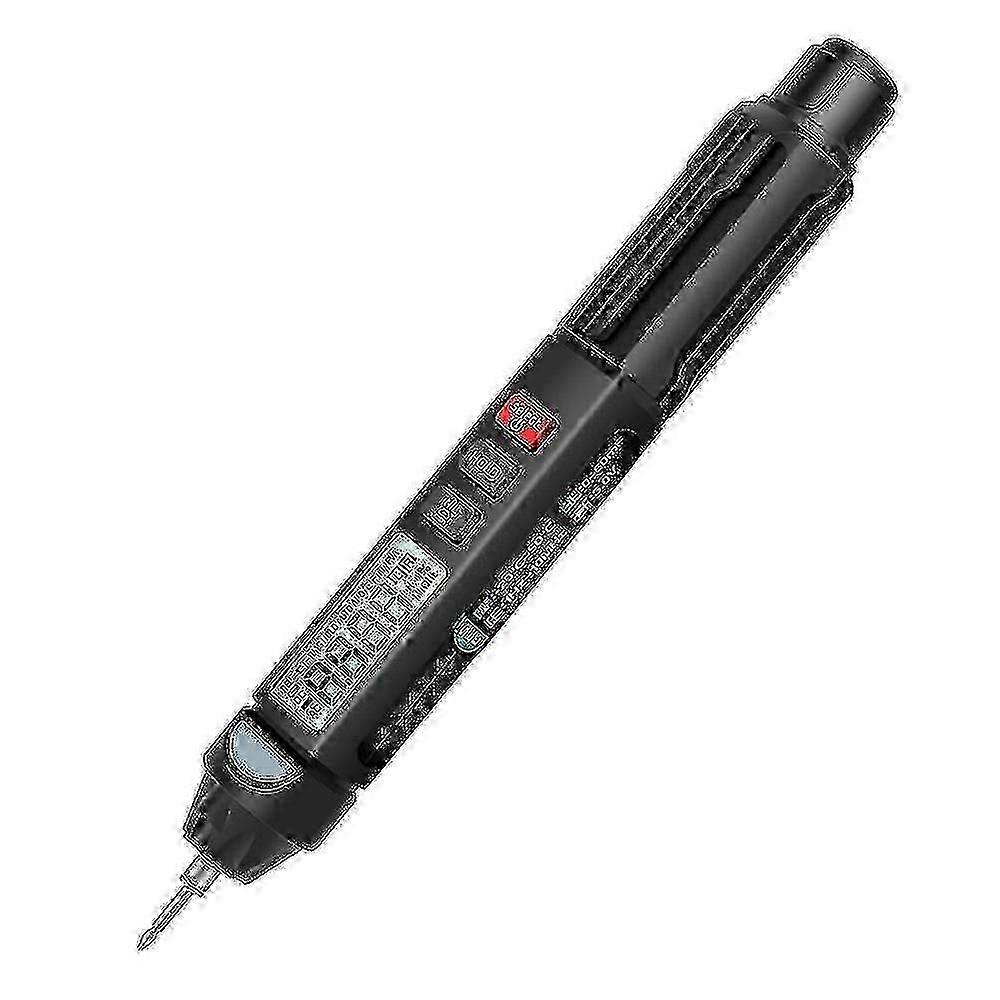 Tester di tensione 1pcs, rilevatore di tensione senza contatto con torcia a LED, display Lcd, 6000 conteggi tester elettrico