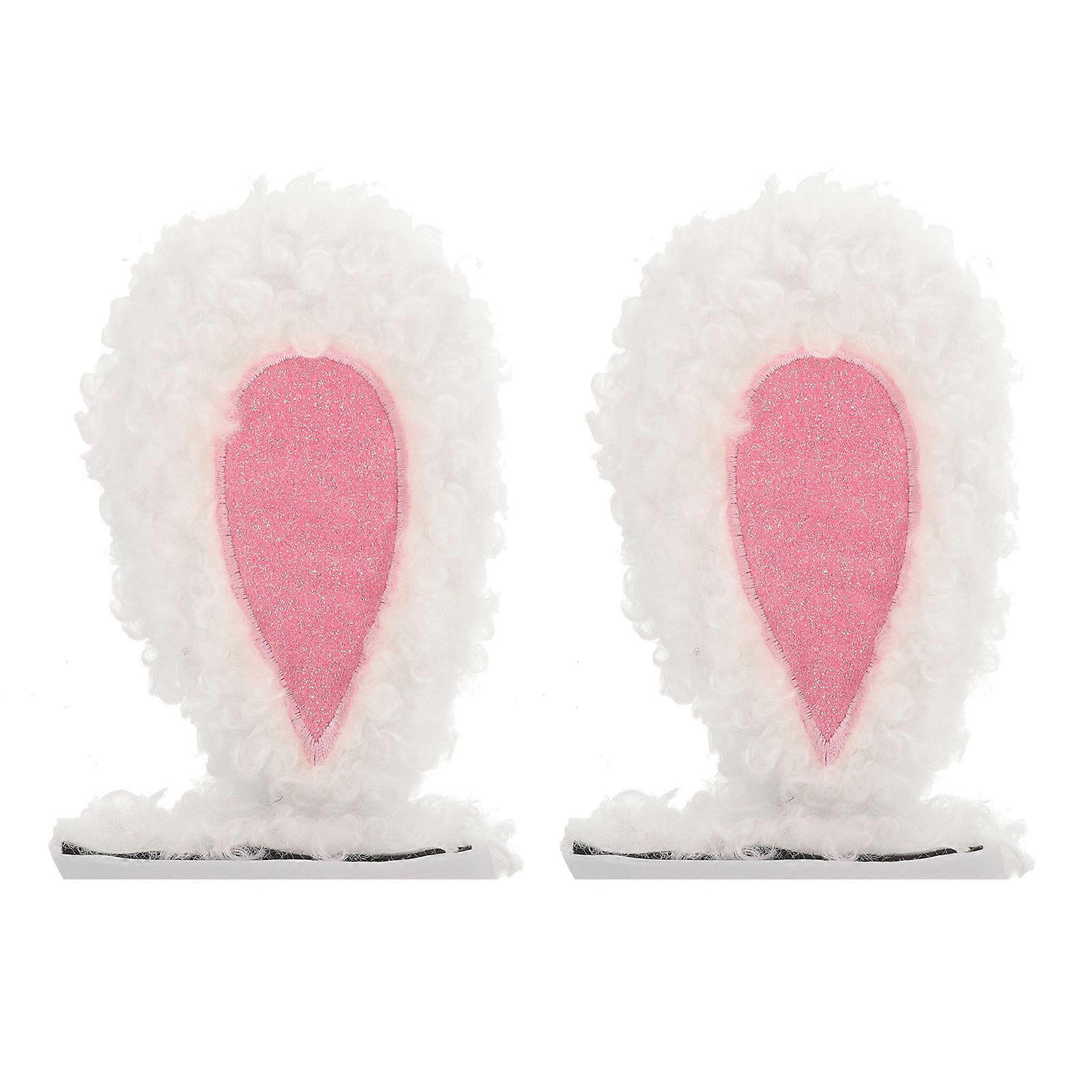 Cartoon Rabbit Ears for Helmets, Playful Design Enhancements for Bike Lovers, Safe Decor