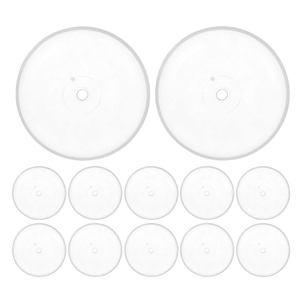 Reusable Candle Drip Protectors Plastic Holders for Cake Candles 25Pcs