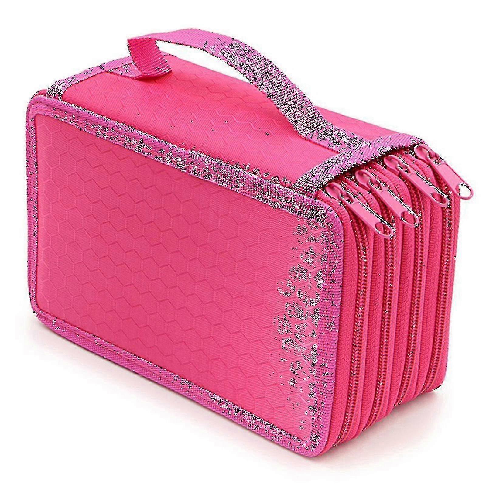 4 Layer Pen Storage Box Bag Large Capacity Pencil Case Organizer 2025