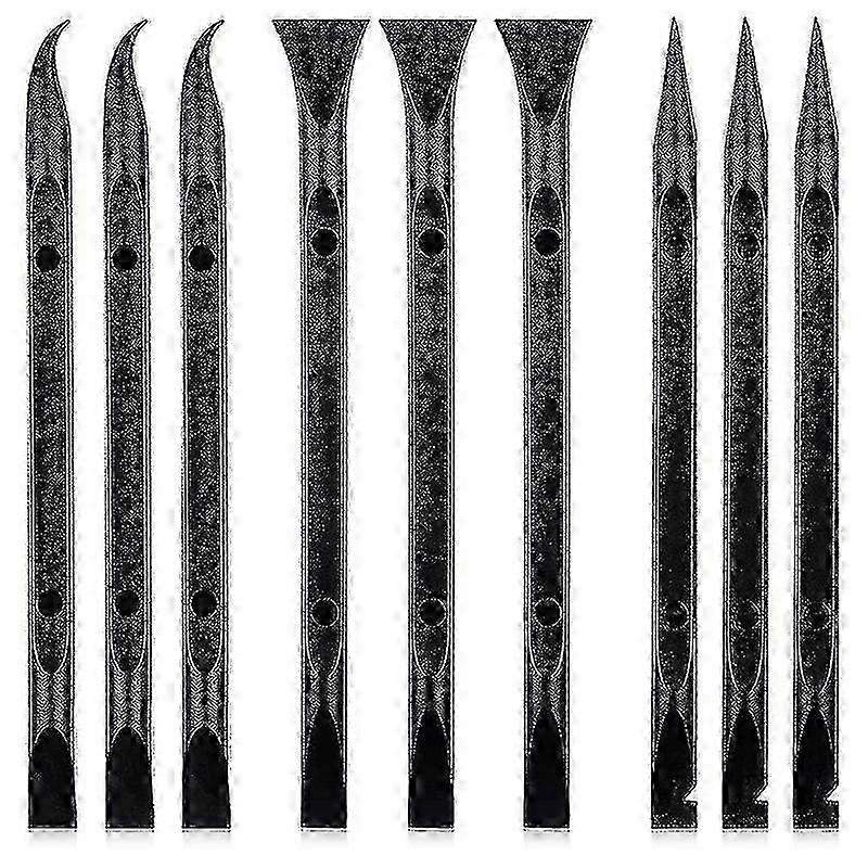 9 Pcs Plastic Scraper Tool Scratch Free Plastic Scraper Cleaning Pen Shaped Scraper Tool Multipurpo hwy