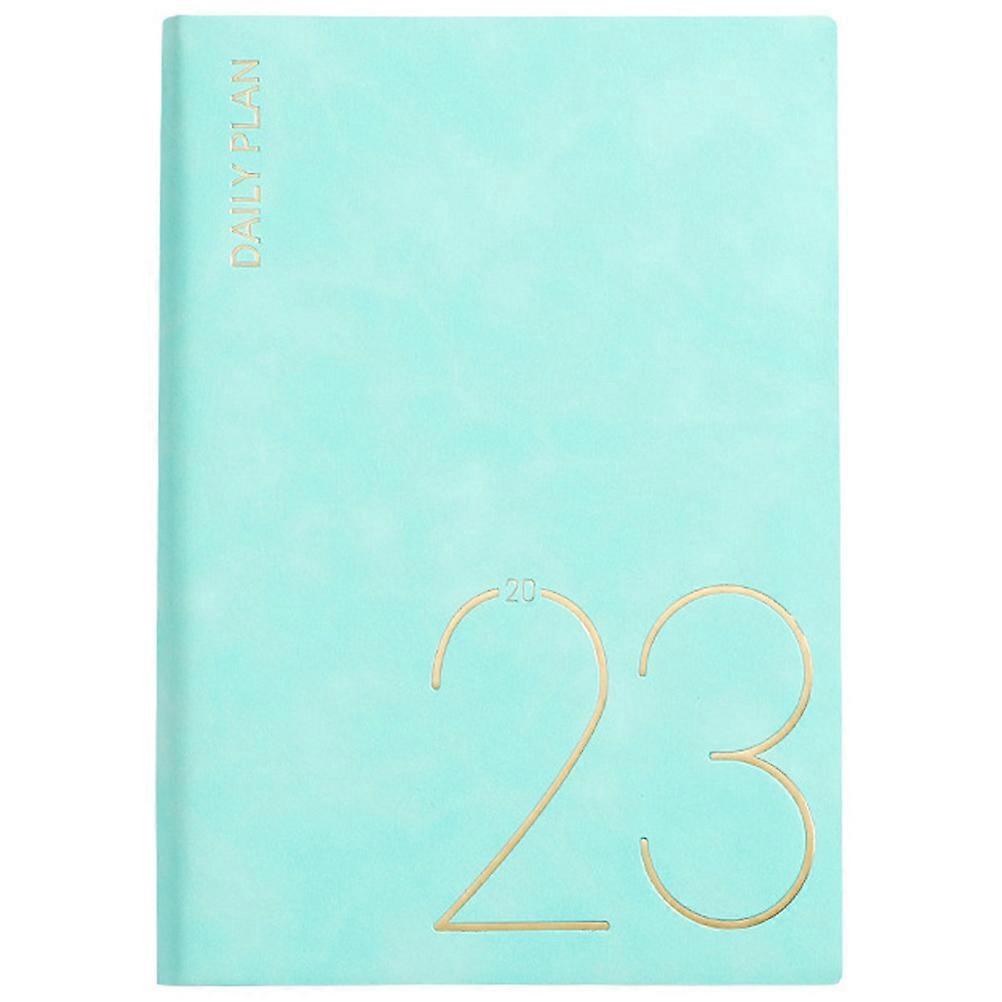 School Planner Daily Planner Notepad For 2023 Green Rectangle Simple Design Personal Use 1Set