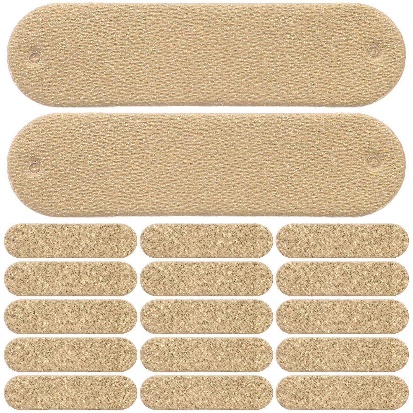 Sewing Handmade Tags Knitting Items Label Accessories Rectangular Yellow 4.5X1.2cm Identification 100Pcs