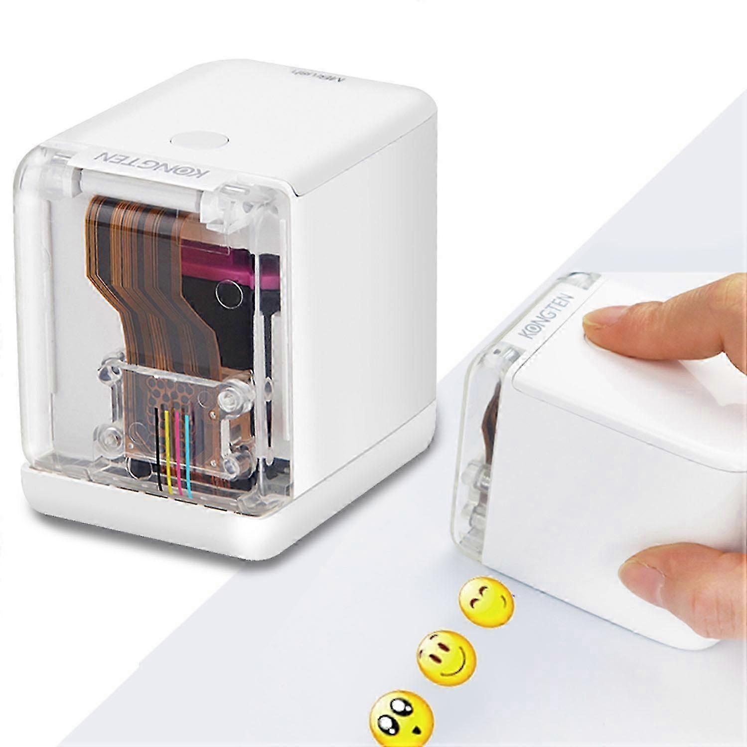 Mbrush Handheld Printer Custom Content Portable Full Color Inkjet Printer With Ink Cartridges