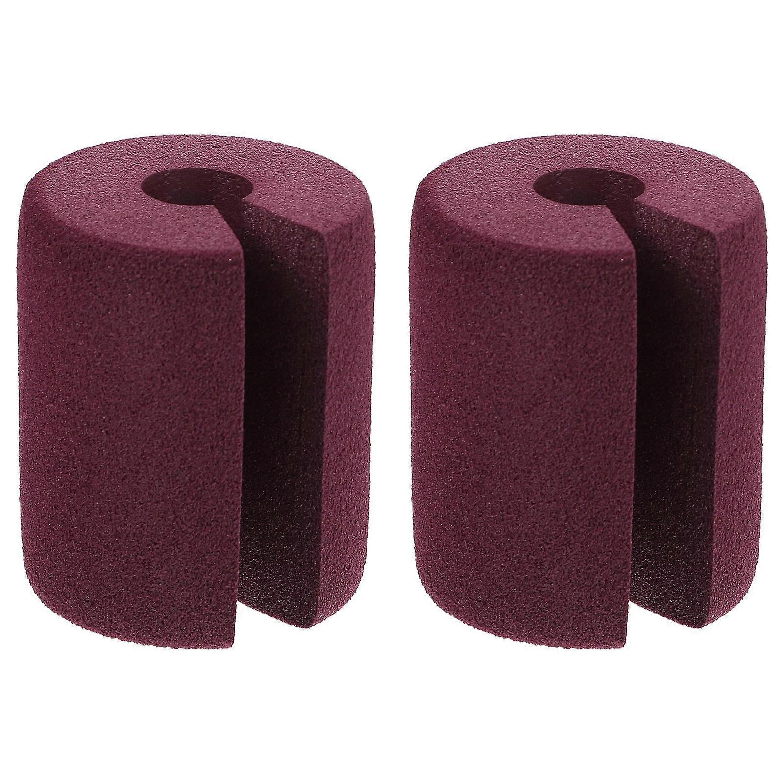 Soft Door Stopper Set for Home Use – NBR Material, Brown, Finger Protection, 2pcs