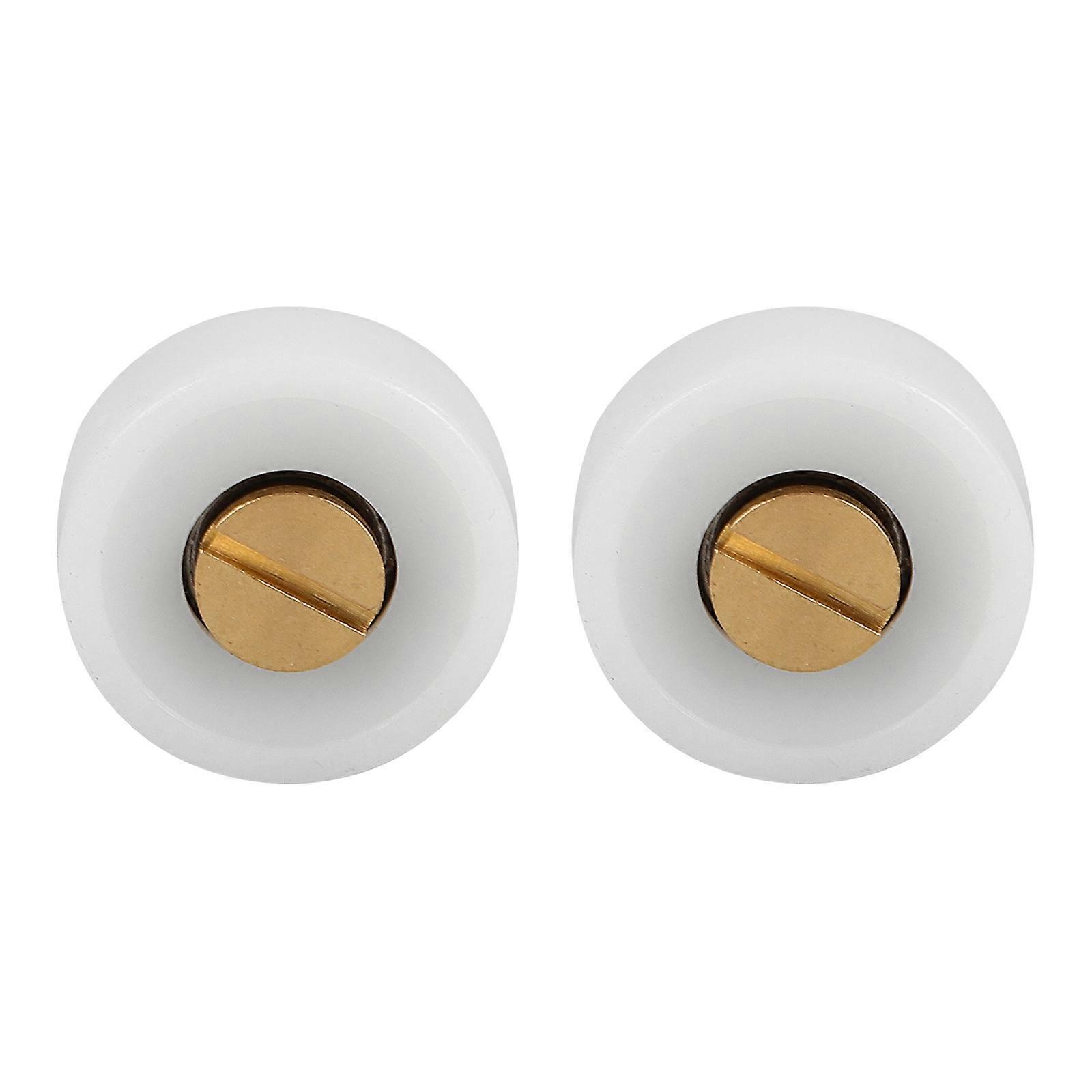 Gate Supporting Wheel Classic Design Plastic U-Groove 2Pack