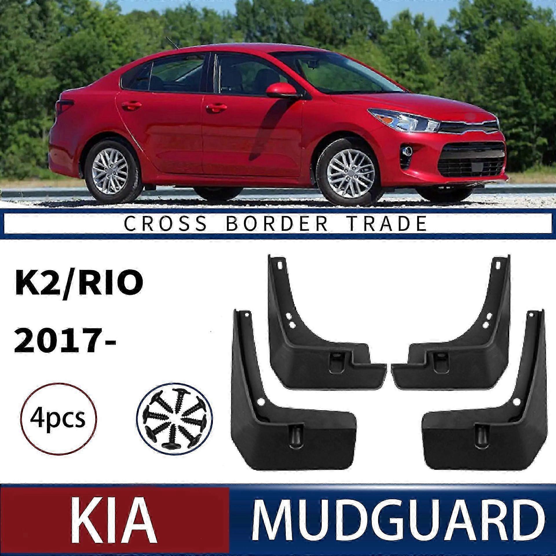 Applicable To Kia K2 Rio 2017-2023 Ruiou Car Tire Fender Soft Splasher