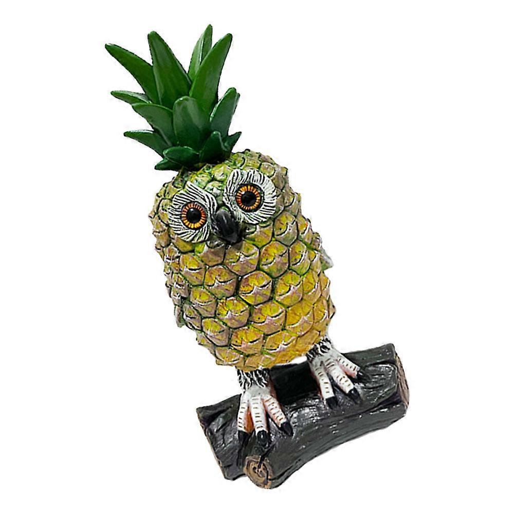 Resin Owl Figurine Unique Decorative Statue Creative Design for Shops Offices Compact Durable Craft