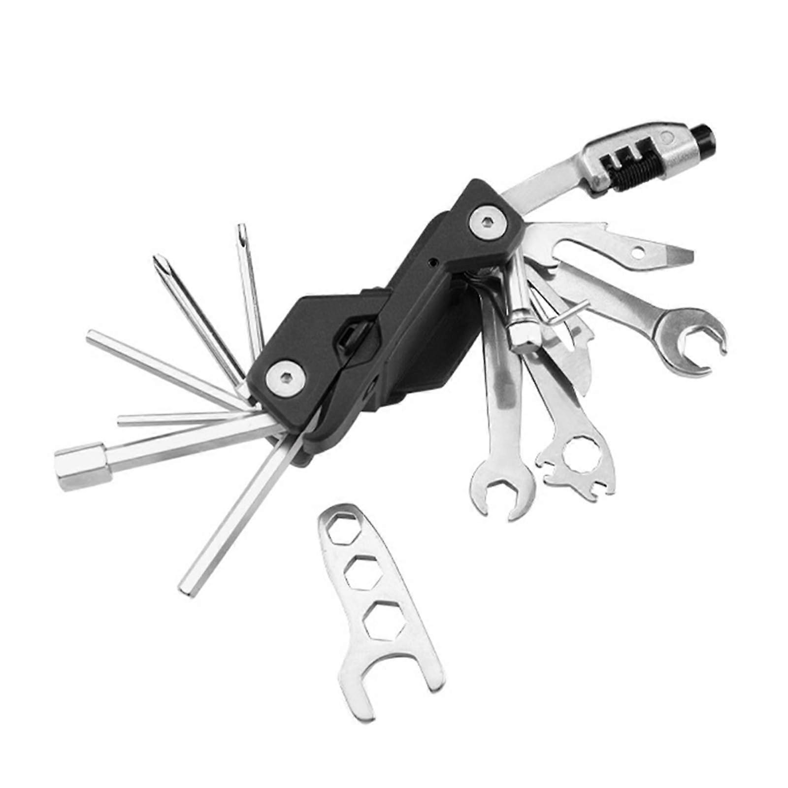 Folding Hexagonal Key Screwdriver for Mountain Bikes, Multifunctional Tool for Wheel Maintenance, Compact Design