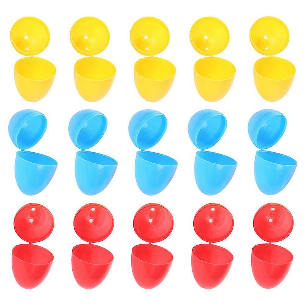 50pcs Reusable Plastic DIY Craft Boxes for Easter Egg Hunt, Party Decorations & Creative Activities