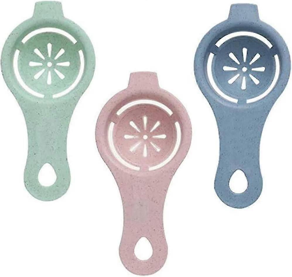 3 Pcs Plastic Egg Yolk Separator Kitchen Tool