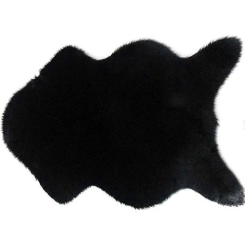 Fluffig fuskpäls geometrisk vardagsrum sovrum inredning