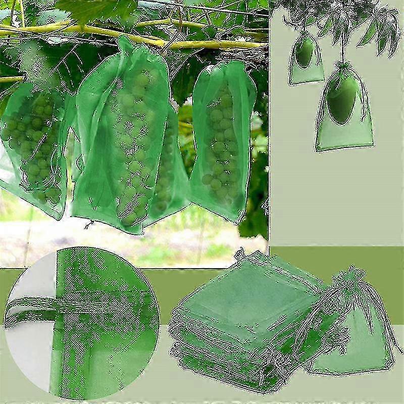 フルーツプロテクションバッグ、ブドウ用メッシュバッグ、野菜や果物の害虫駆除ネット、ガーデンストロベリーグローバッグ