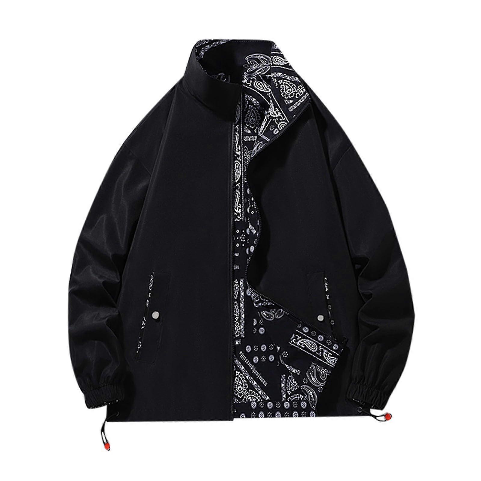 Men's Winter Coat Transition Jacket Outdoor Business Casual Softshell A4Black L