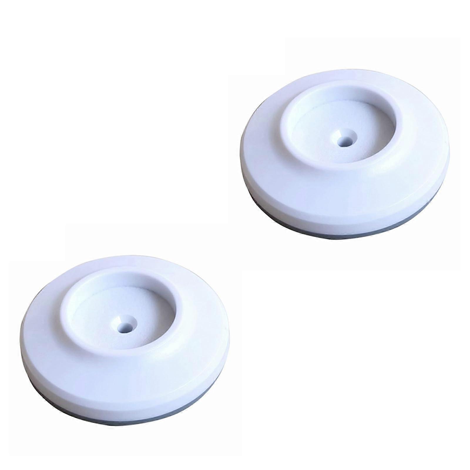 Baby Gate Wall Protectors - 1 Pair, Round Design, Pet-Friendly, Door Frame Protection for Indoor Use, Neutral Color