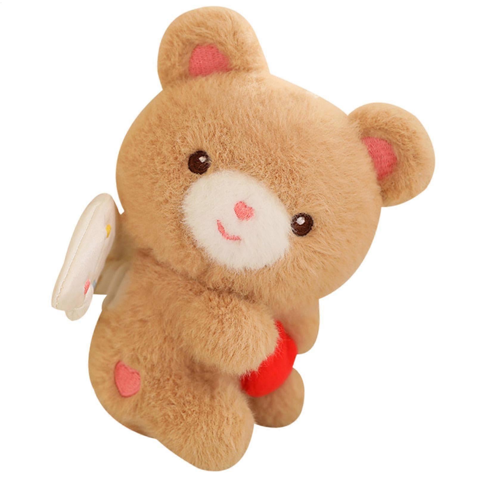 Pull string plush toy with wings stuffed animal