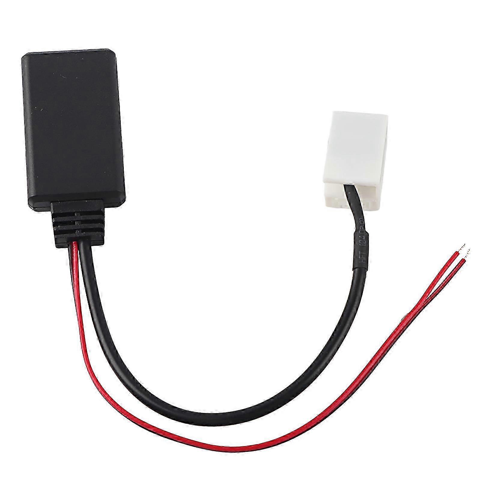 Car Bluetooth Module Audio Input for Compatible Vehicle Radio Stereo Cable AUX Adapter