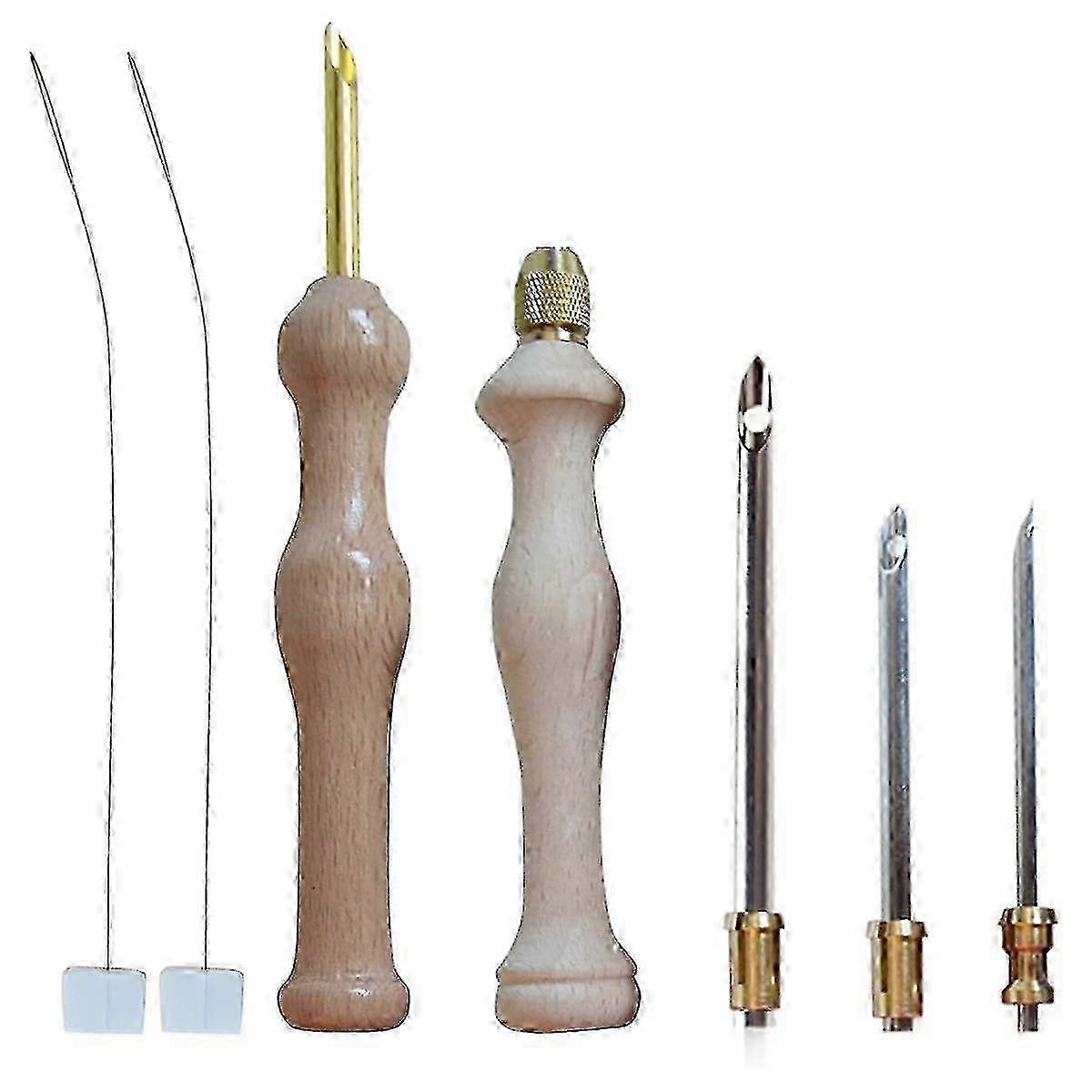 7pcs adjustable punch needle embroidery kit beginner set tools punch needle crafting
