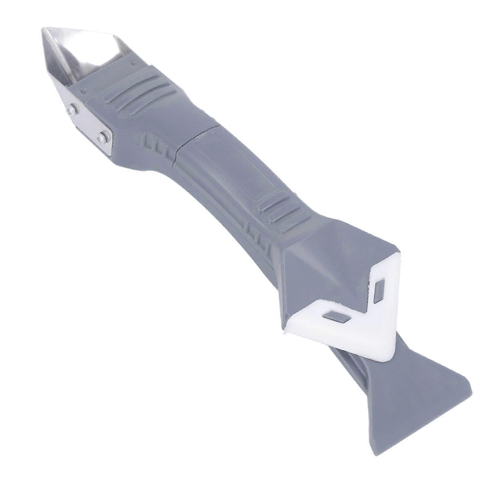 Sealant Remover Tool 3 in 1 Reusable Caulking Tool with 5 Replaceable Silicone Pads for Glass Wall Window 