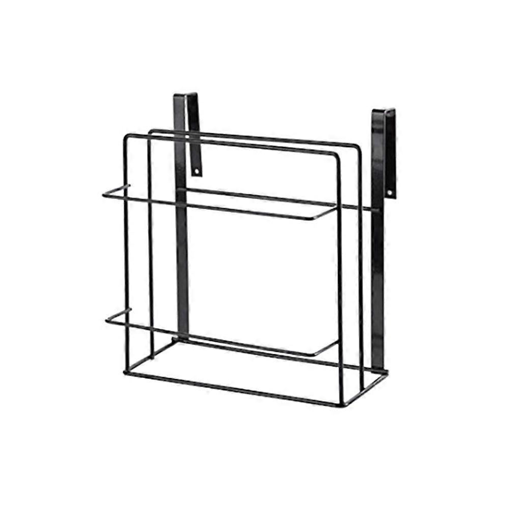 Wall Mount Hook Racks Chopping Board Holder for Holding Use Black