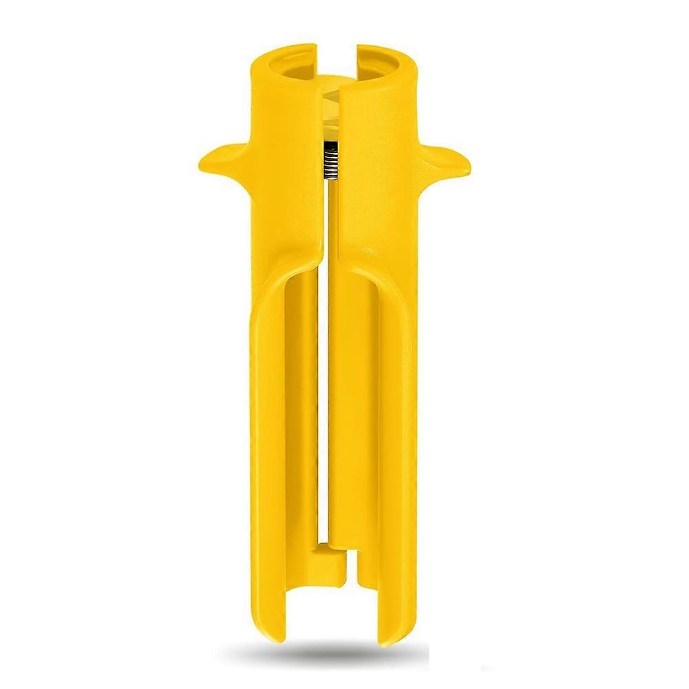 Plastic Rose Thorn Remover Stripper Tool - Home Garden Pruning Shears with Ergonomic Handle for Gardening Safety Yellow