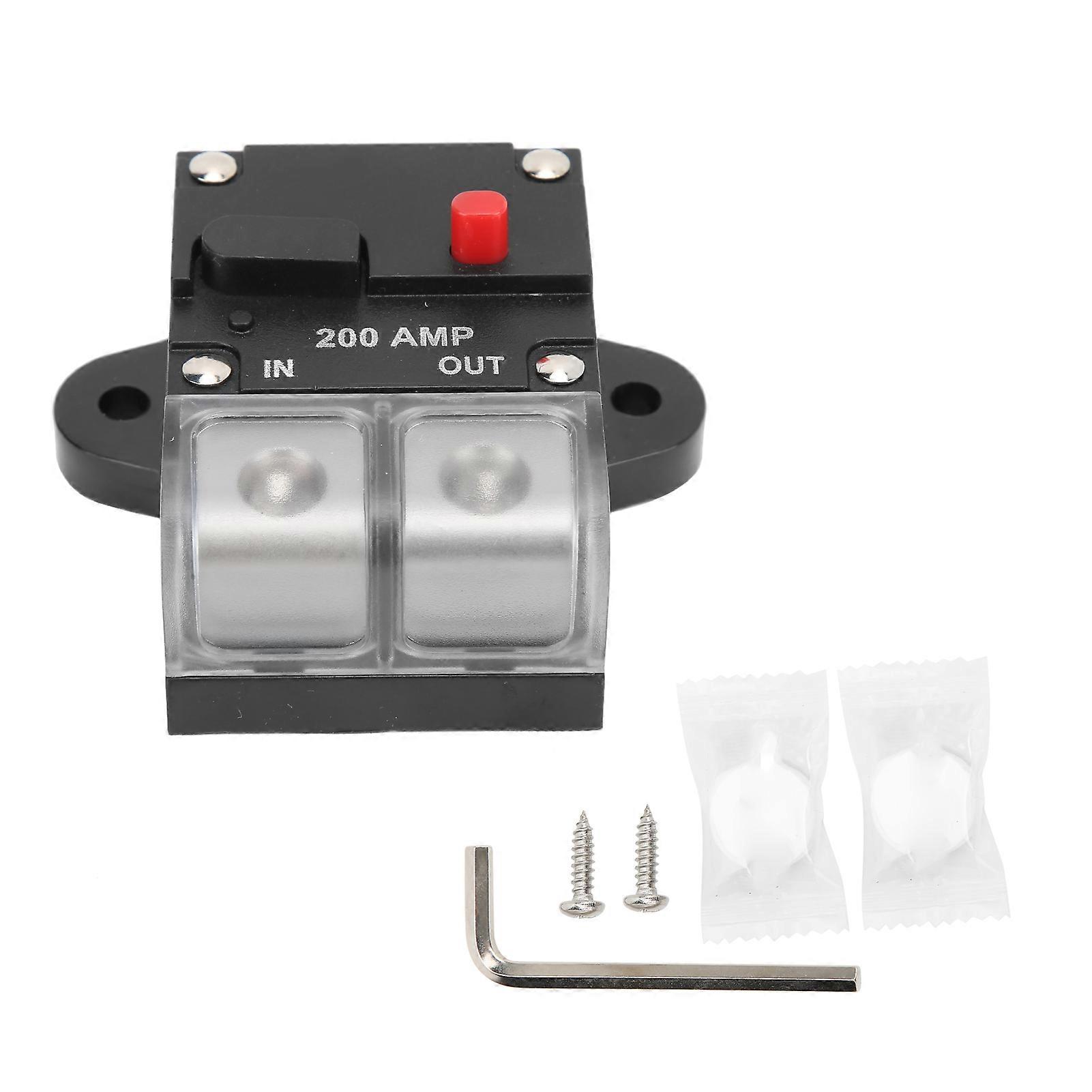 Circuit ABS Car Marine Boat Speaker Breaker Trolling with Accessory Kit for Circuit Protection 200A