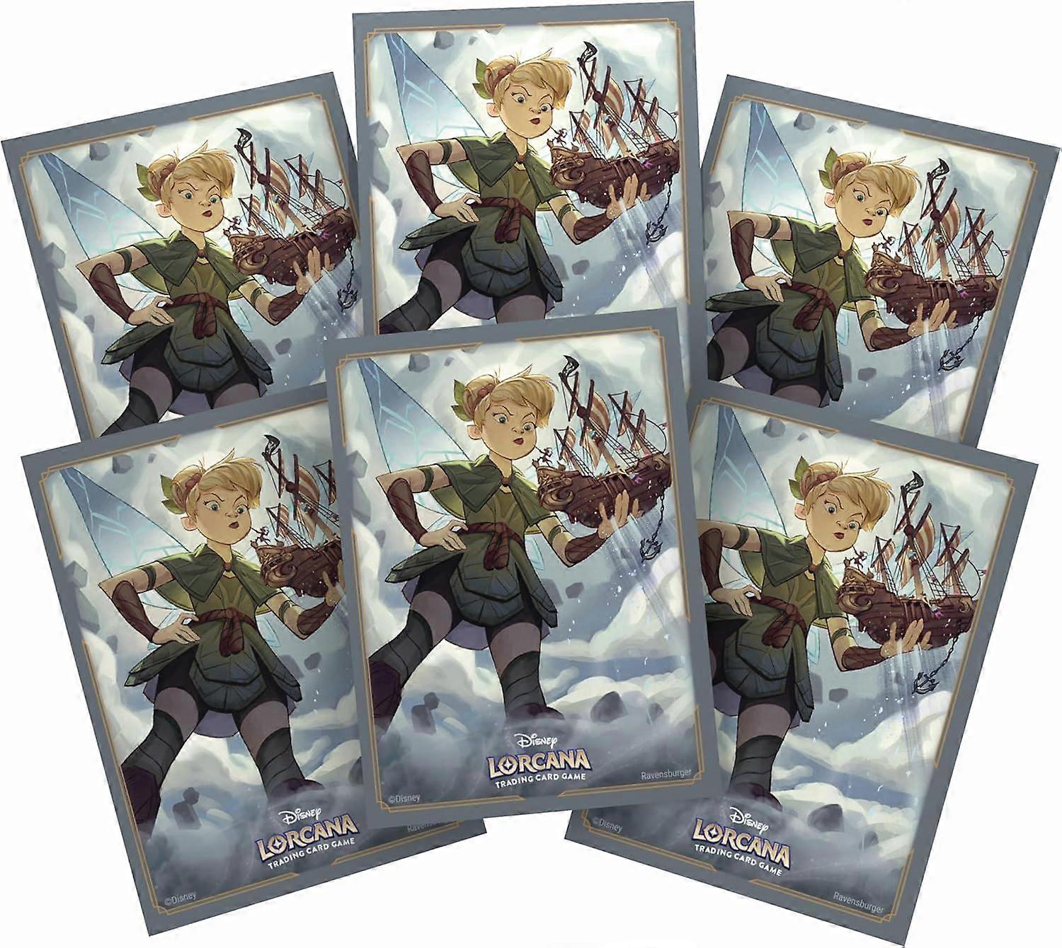 Disney Lorcana TCG - Card Sleeve Pack Tinkerbell - Set 8 (65 ctn.)