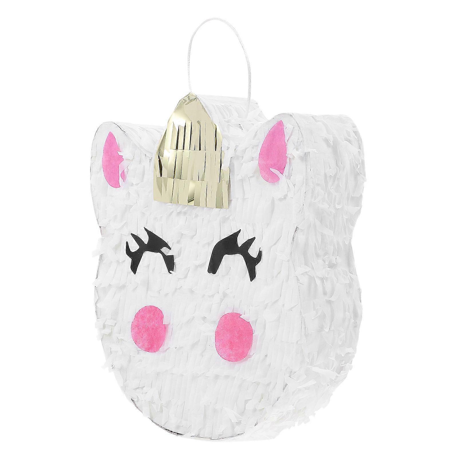 Unicorns Piñata Small Party Toy for Safe Fun Game at Birthdays – Fill with Candies for Exciting Smashing Play