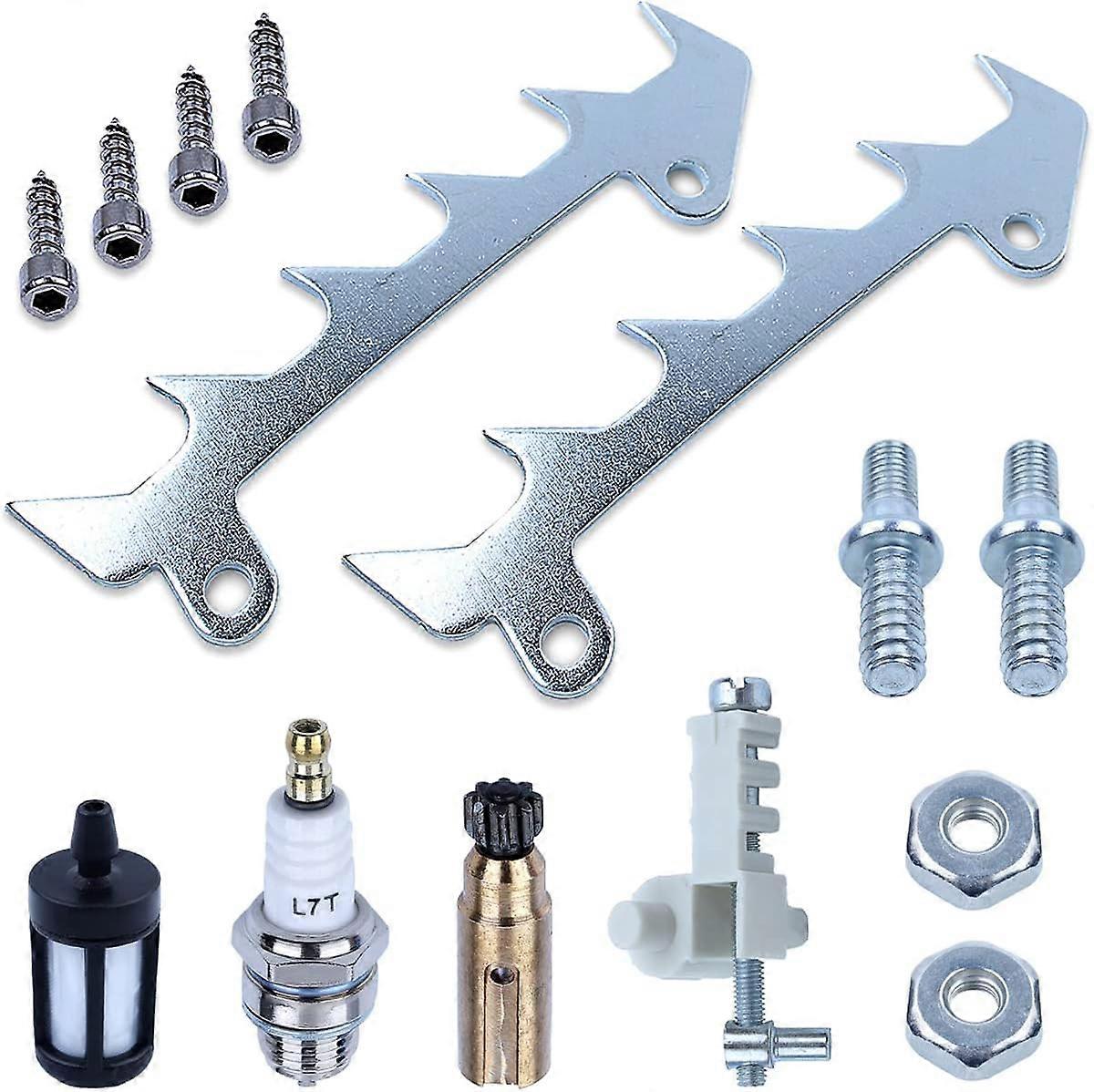 tip chain tensioner for chainsaw bumpers with fuel filter pin oil pump screw kit for STIHL MS18 bar nut