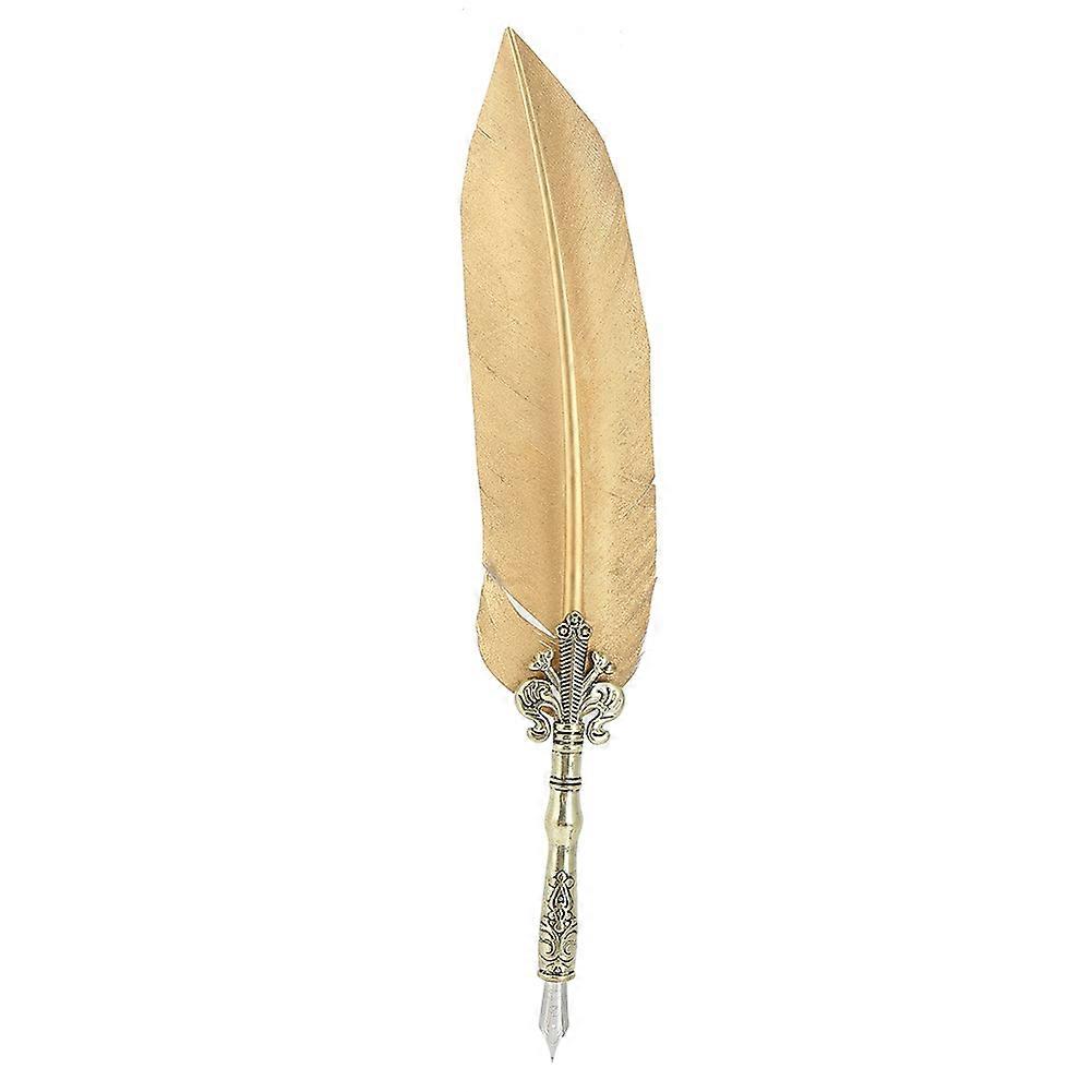 1.0mm Feather Pen Set Distinctive Calligraphy Feather Pen Gift Box Writing Tool for Student