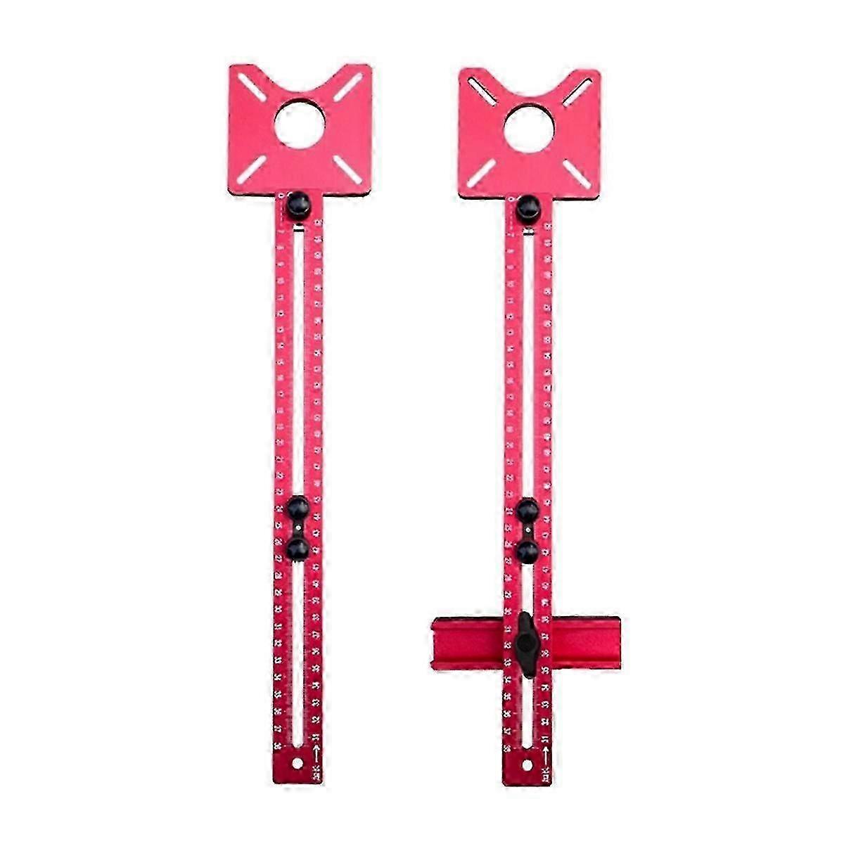 3 in 1 Router Milling Groove Bracket,3-In-1 Router Milling Groove Bracket, Adjustable Cabinet Template Tool js