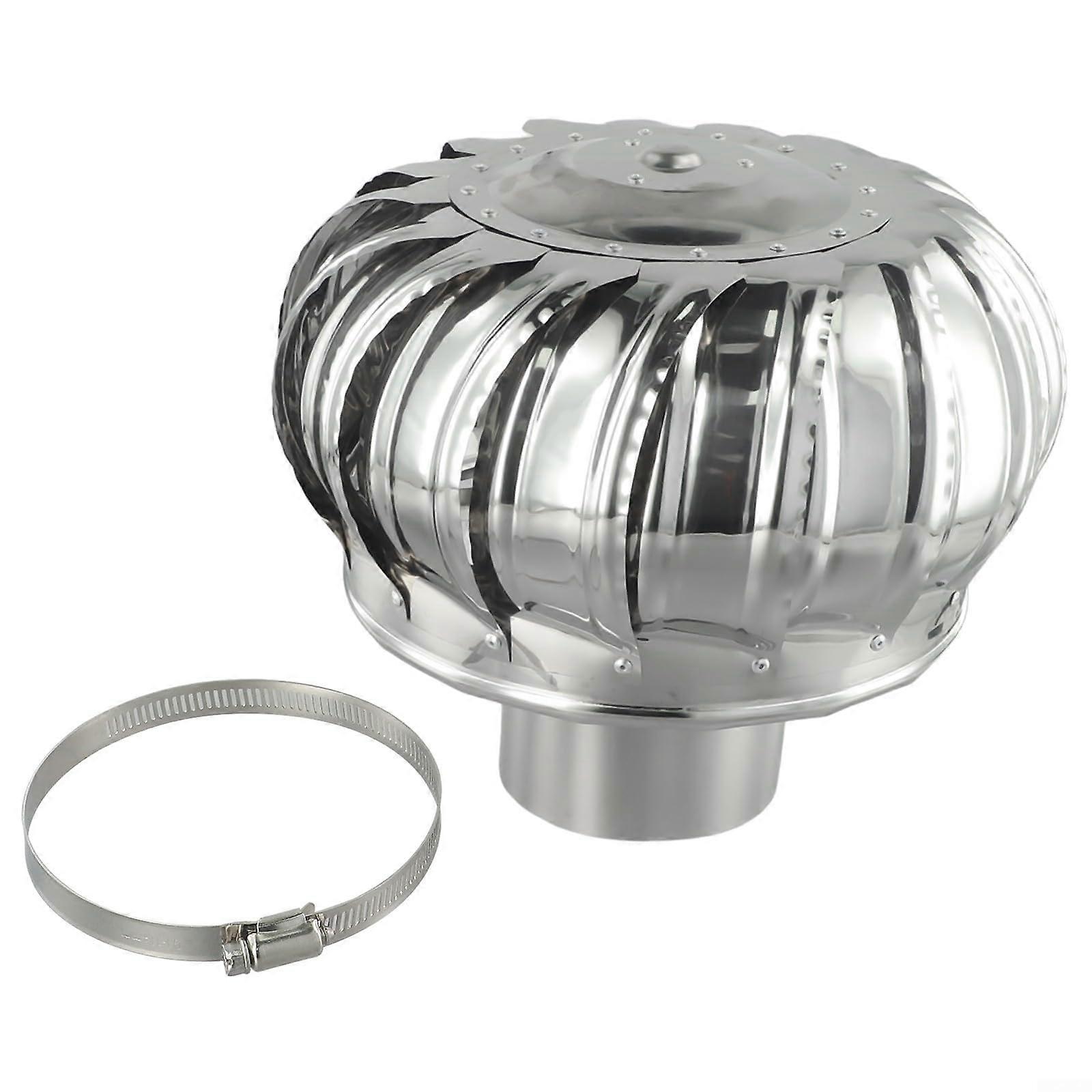 Chimney cap stainless steel rotating hood rain protection for stoves, durable weatherresistant Ø100 MM