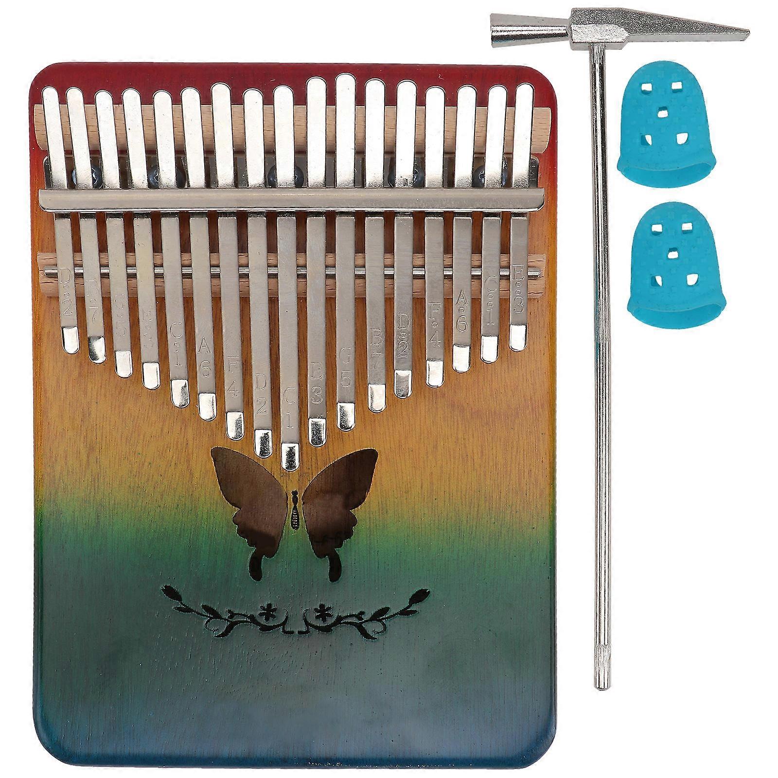 Kalimba Thumb Piano – Portable Finger Instrument for Beginners, Natural Design for Music Performance, Recording & Relaxation