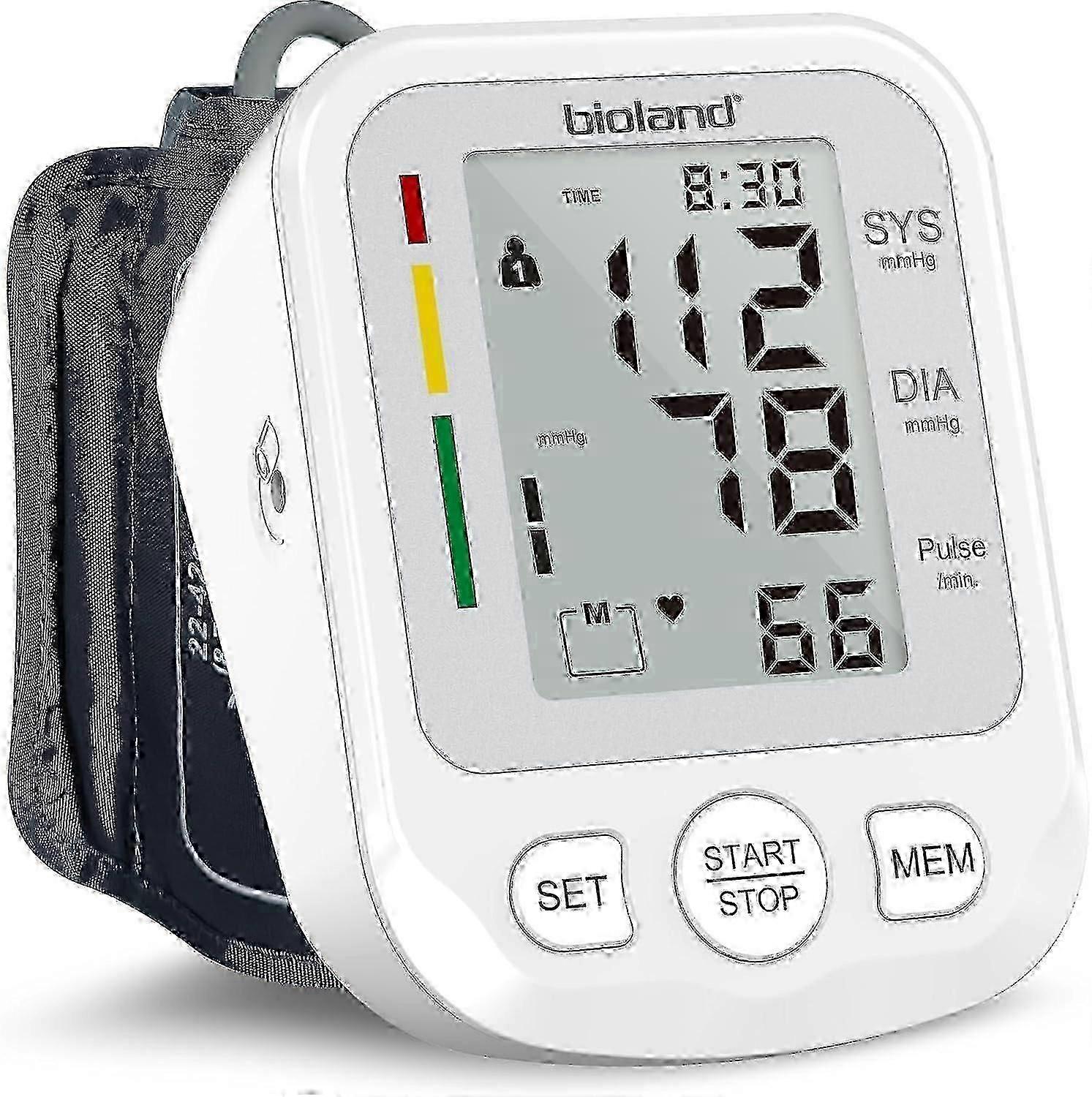 Extra Large Cuff Automatic Blood Pressure Monitor - Digital Arm Device for Home Use.