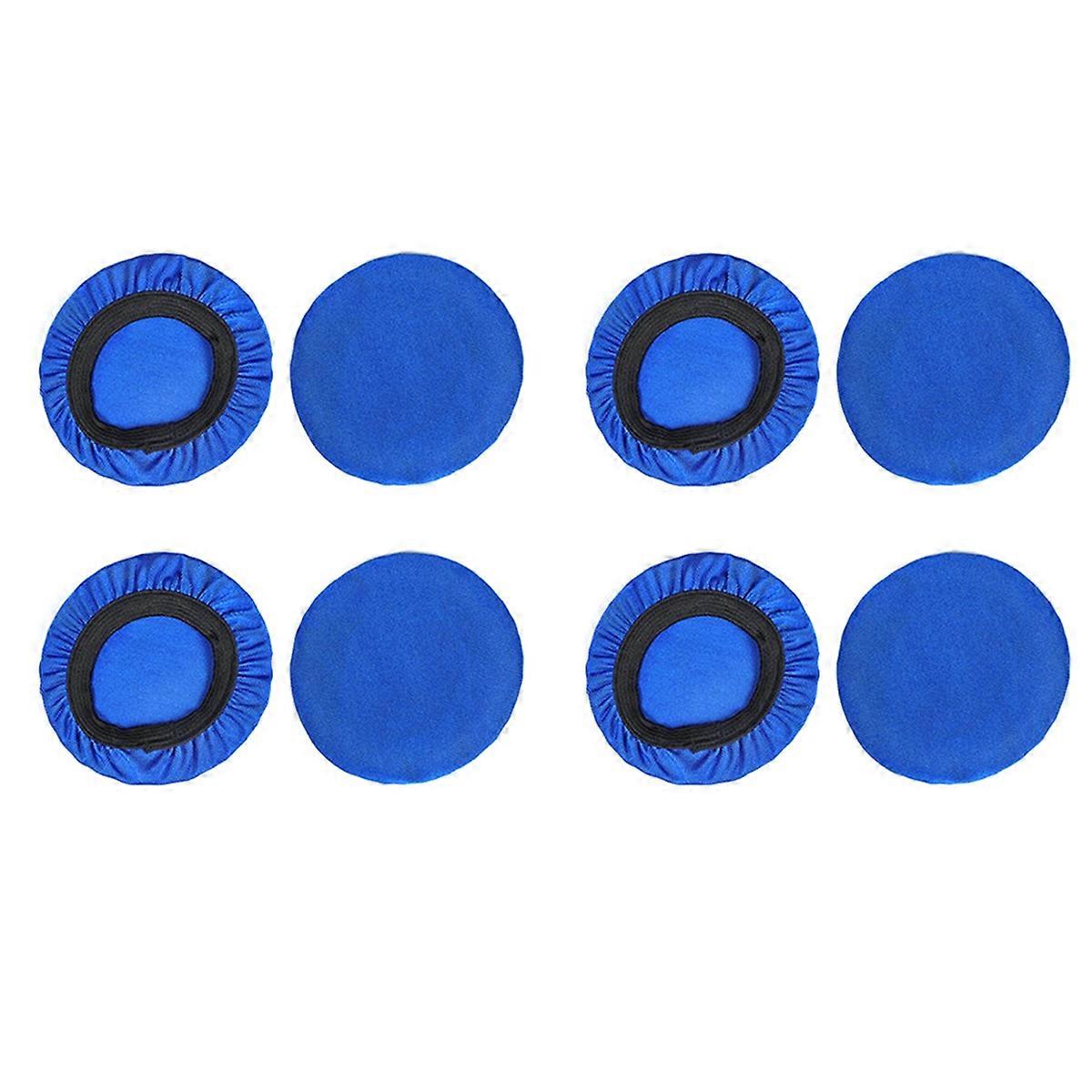 4 Pairs 10CM Elastic Earpad Covers Headphone Covers Blue